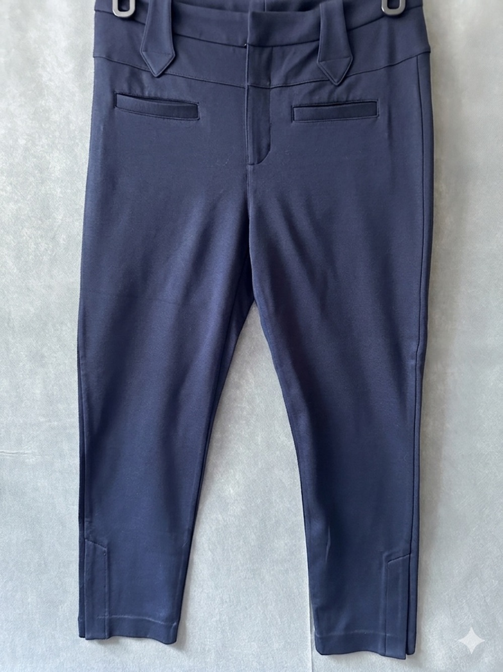 Cabi Barrister Trouser Navy Blue Slim Fit Ponte Pant 6265 Size 6 NWOT